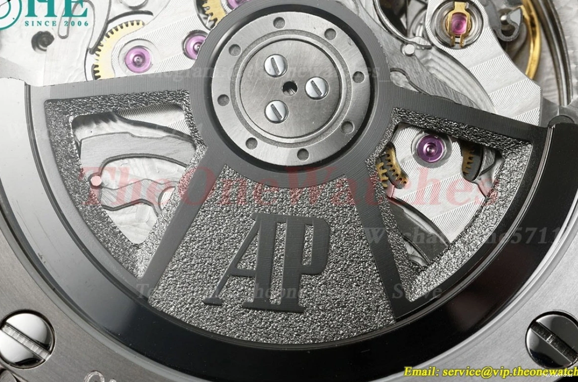 Wht SS APPF Oak RU Offshore A4401 43mm Blue Royal 26420 0303